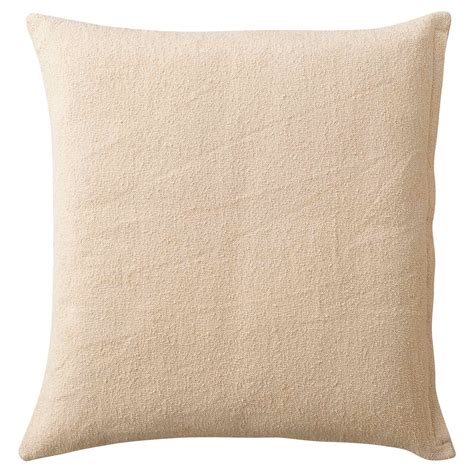 ORGANIC COTTON BOUCLE CUSHION COVER ECRU