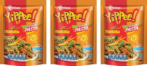 Unique Sunfeast Yippee Tricolor Pasta Masala 65g (pack of 3) Unique ...