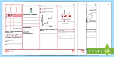 AQA Physics (Combined Science) Unit 3: Particle Model of Matter Foundation