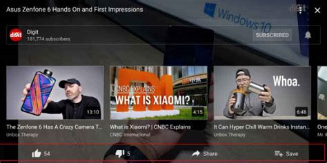 YouTube adds actions to fullscreen UI on Android | Digit