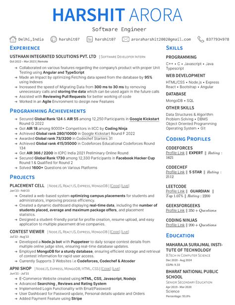 Harshit Arora Resume - End of History and the Last Man - HARSHIT ARORA ...