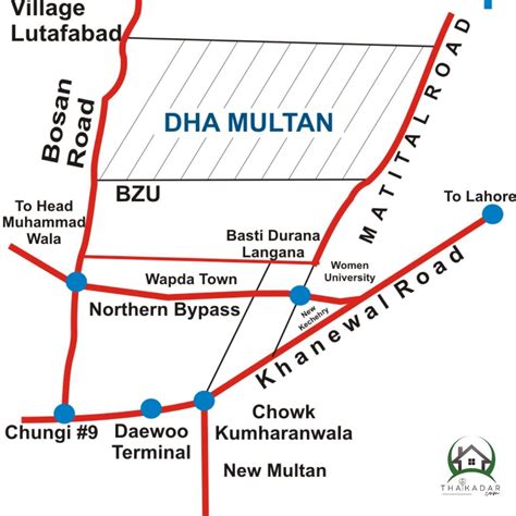 Image result for DHA Multan Latest Map