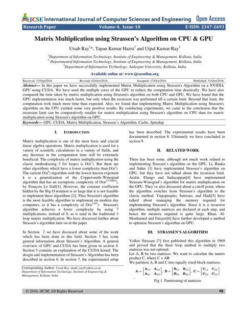 Image result for Strassen's Matrix Multiplication Algorithm