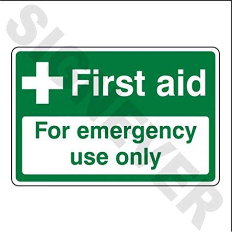 SIGN EVER First Aid For Emergency Use Only Sign Board For Hospital ...