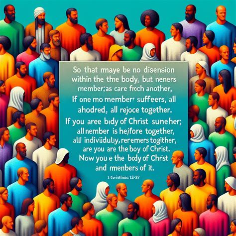 1 Corinthians 12:25-27 Artwork | Bible Art