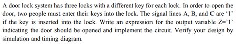 Image result for How the One Key Three Locks Working Together