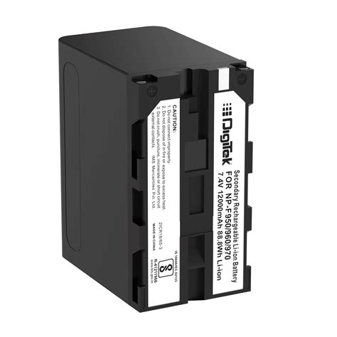 Buy Digitek (F 960-970 MU) Lithium-ion Rechargeable Battery for Sony ...