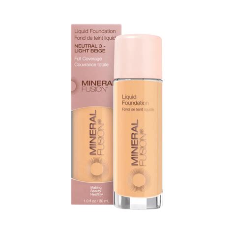 Mineral Fusion, Liquid Foundation, Neutral 3 – Maple Herbs