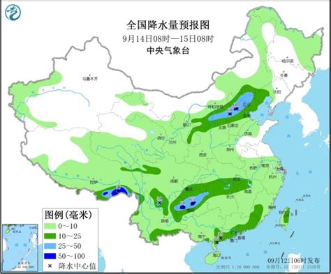 云贵川有分散性较强降雨 北方秋雨送寒-中国气象局政府门户网站