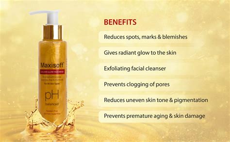 Maxisoft Golden Glow Face Wash (100 ml - Pack of 2) | Regain your ...