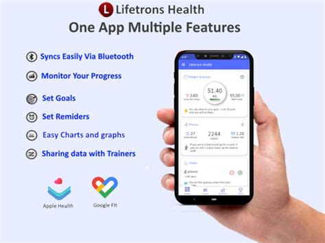 Lifetrons Thin Plus BMI Bluetooth Digital Body Weight Scale Weighing ...