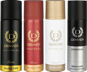 Denver Imperial, Caliber, Honour, Black.code Deo (50ml x 4) Body Spray ...