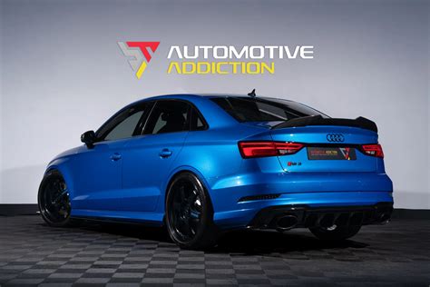 Audi RS3 8V Saloon Ara Blue For Sale UK Used | Modified