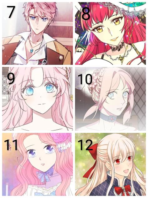 Pink haired manhwa characters