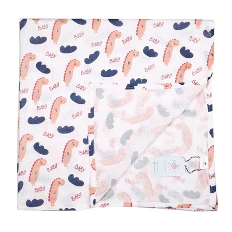 Baby Swaddle Wrap | Baby Dino Print | The Mom Store