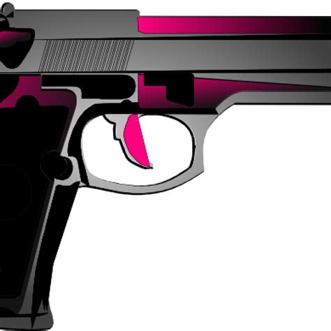 Handgun Clip Art Womens Guns Pink Handgun Clip Art - Gun Clip Art - Png ...