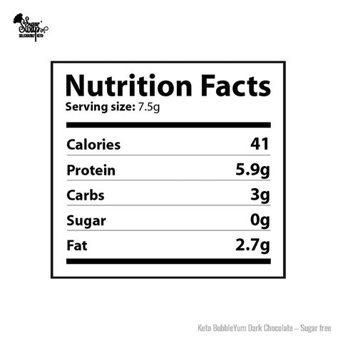 Keto BubbleYum Dark Chocolate – Sugar free (Premium) Pack of 2 – Sugar Swap