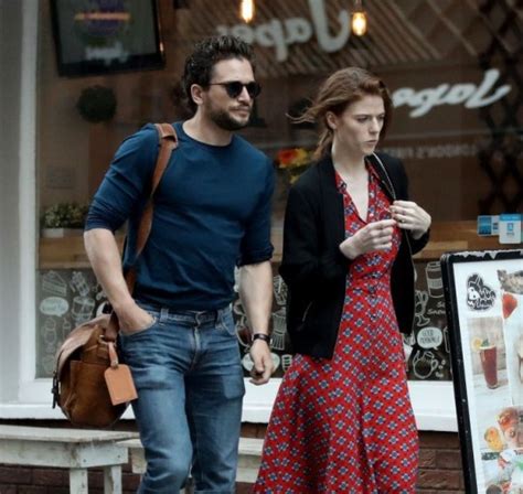 Kit Harington & Rose Leslie Spotted on 1st Wedding Anniversary ...