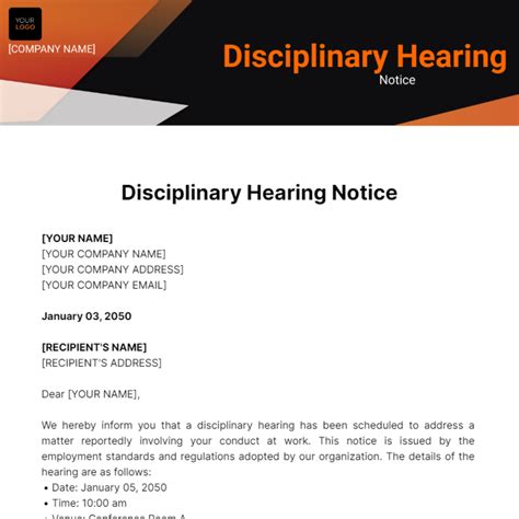 Investigation Report Template Disciplinary Hearing - Colomboalumni.org