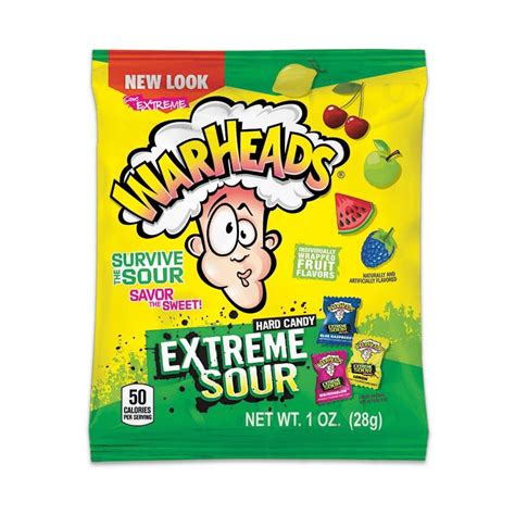 Konfektes WARHEADS (EXTREME SOUR), 28g | Candy POP
