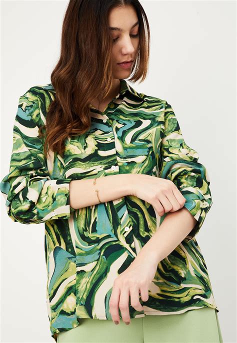 Buy Women Abstract Printed Shirt Online at just Rs. 899.0 ...