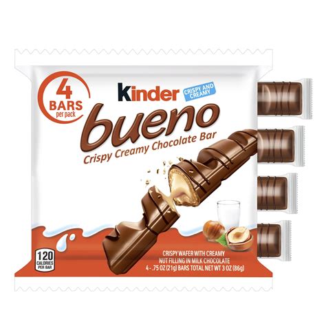 Kinder Bueno King Size Hazelnut Chocolate Candy