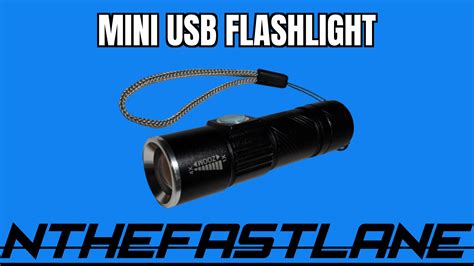 Mini USB Rechargeable Flashlight | Nthefastlane
