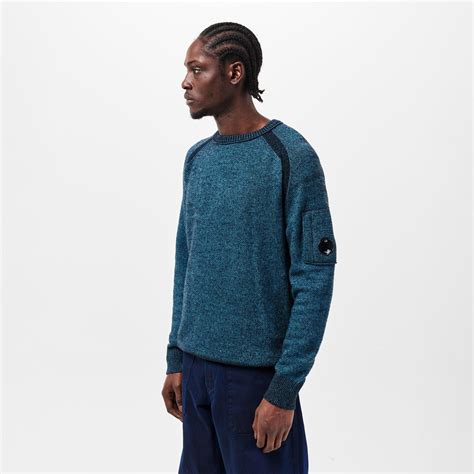 CP Company Men's Lens Crew Knitted Turtle Neck Jumper | Flannels
