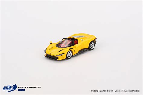Ferrari Daytona SP3 Giallo Modena - BBR Model 64018 - 1:64 Scale ...