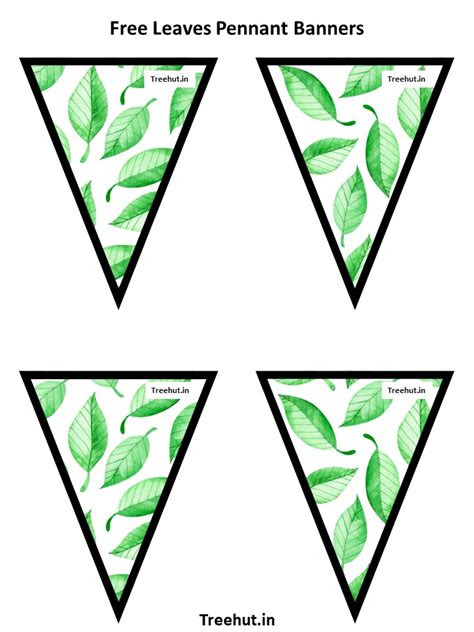 Free Leaves Bulletin Board Decorations and Craft Printables #303