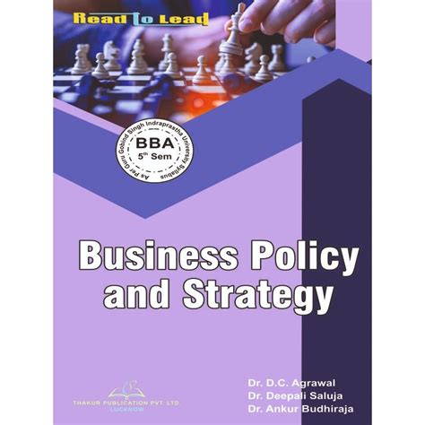 Business Policy and Strategy GGSIPU BBA 5th Semester