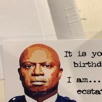 Buy Brooklyn Nine-nine Captain Holt Birthday Card Online in India - Etsy