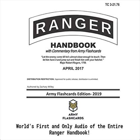 Ranger Handbook: Updated with Commentary from Army Flashcards (Audio ...