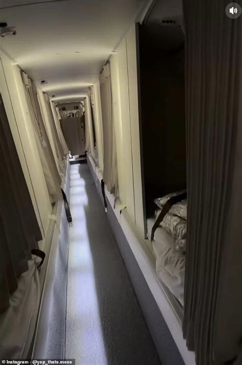 Flight attendant reveals inside hidden spot where cabin crew sleep ...