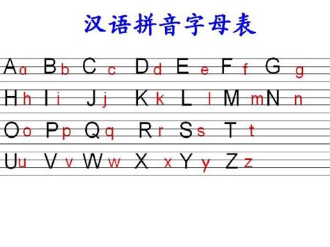 请教26个汉语拼音字母表，是大写和小写的。如：啊、白、才、带。。。。。。不是声母表，不是韵母表。-26个拼音字母大写和小写。