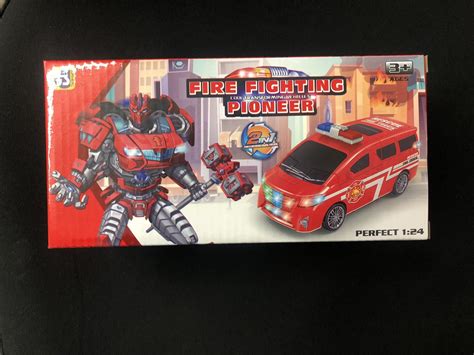 Transform Robot Fire Engine Toy With Lights And | Ubuy India