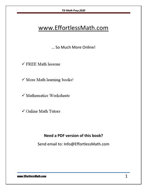 TSI Math Formulas 的图像结果