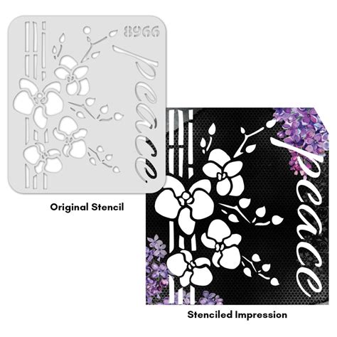iCraft Mini Stencils - 4 x 4" - 8966| Art Lounge