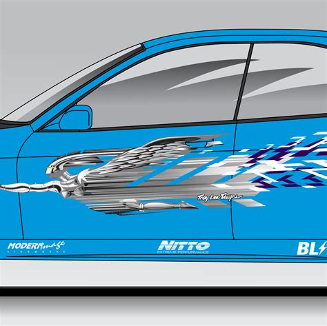 Arte Decal Acura Integra Type R, Mia 'Fast And Furious'