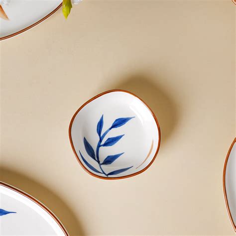 Palm Leaf 27 Piece Dinner Set For 6 Online - Premium Dinner Set | Nestasia