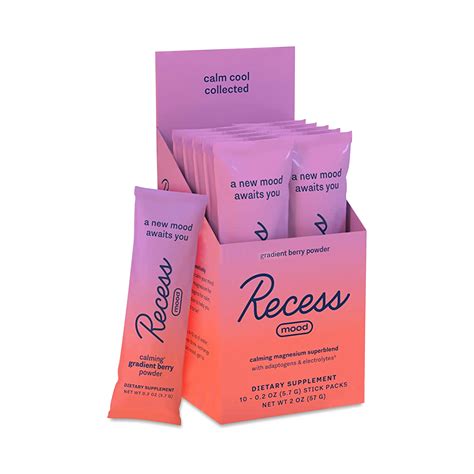 Recess Mood Sticks Magnesium, Gradient Berry | Thrive Market