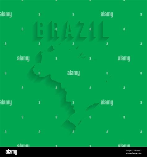 Brazil country poster Map of brazil Vector Stock Vector Image & Art - Alamy
