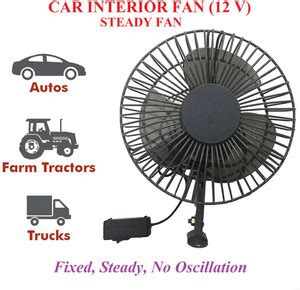 Motopex 12 Volt 6" Fan for Car, Truck,Auto, Caravan, Buses X-2714 Car ...