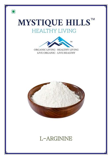 Mystique L-arginine Powder (100 g) : Amazon.in: Health & Personal Care