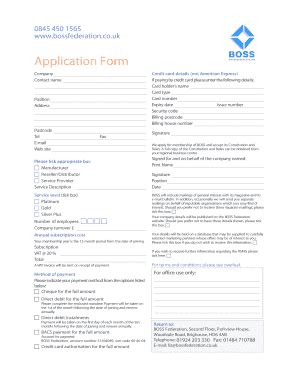 Fillable Online Printable Application Form - BPIF Fax Email Print ...