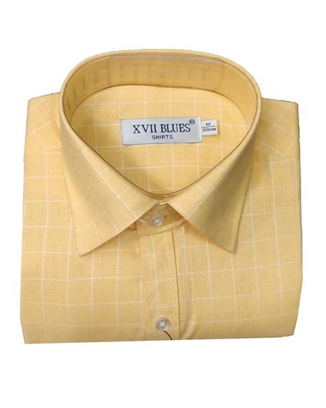 NETPLAY Men's Regular Fit Casual Shirt (36, Yellow) : Amazon.in ...