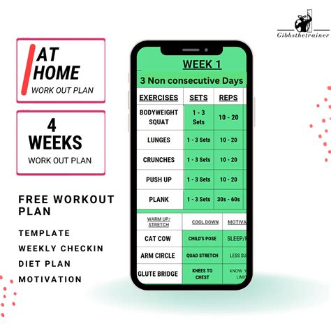 Four Weeks Exercise Plan 的图像结果