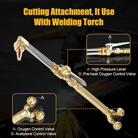 FAHKNS Cutting Torch Kit Oxygen & Acetylene Gas, India | Ubuy