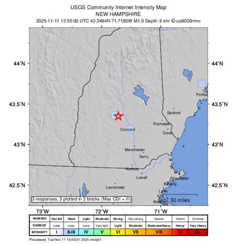 Earthquake rattles New Hampshire Tuesday morning - masslive.com