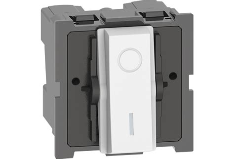 Living Now-2P,32A,230V-Two Pole Switches-2 Module-White